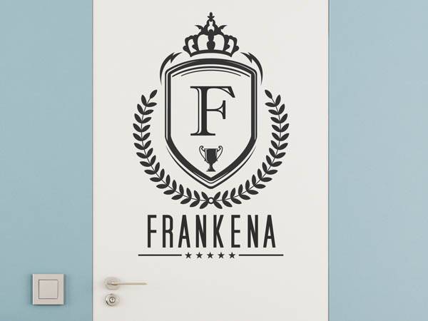 Wandtattoo Frankena Wappen
