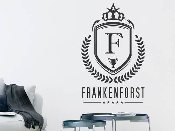 Wandtattoo Frankenforst Wappen
