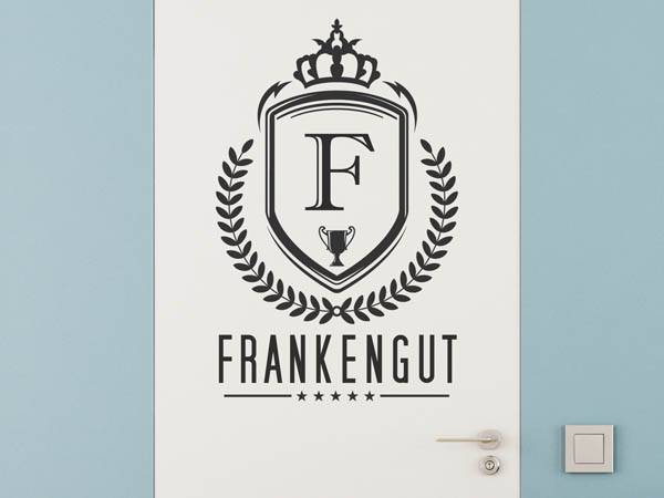Wandtattoo Frankengut Wappen