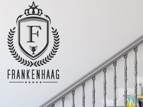 Wandtattoo Frankenhaag Wappen