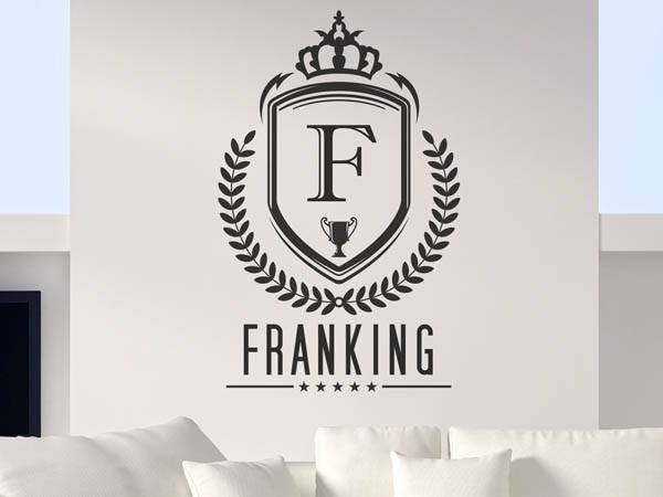 Wandtattoo Franking Wappen