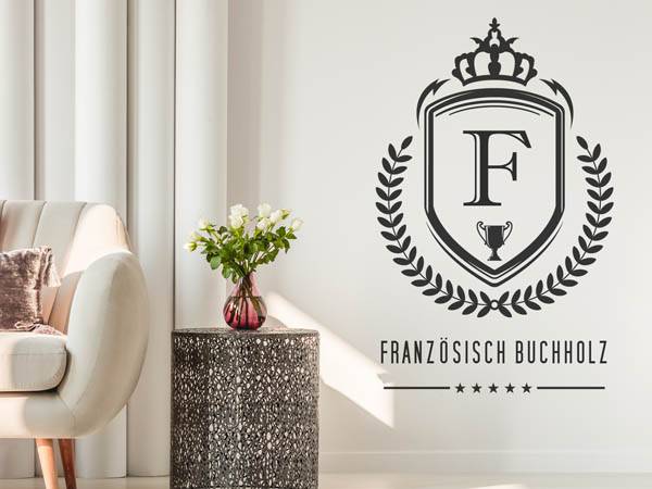 Wandtattoo Französisch Buchholz Wappen