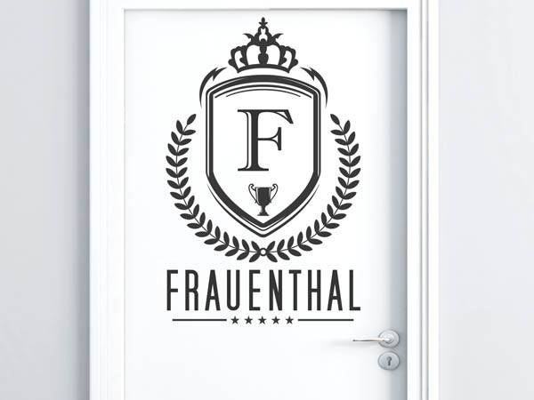 Wandtattoo Frauenthal Wappen