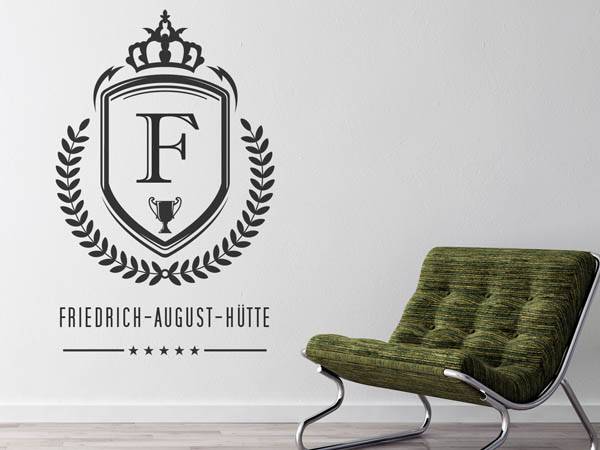 Wandtattoo Friedrich-August-Hütte Wappen