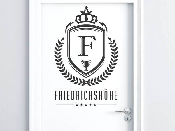 Wandtattoo Friedrichshöhe Wappen
