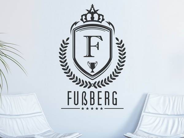 Wandtattoo Fußberg Wappen