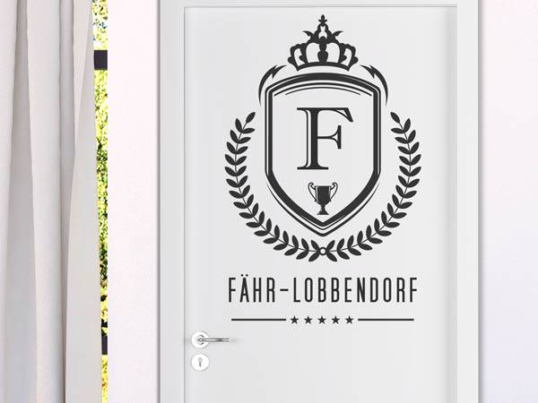 Wandtattoo Fähr-Lobbendorf Wappen