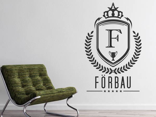 Wandtattoo Förbau Wappen