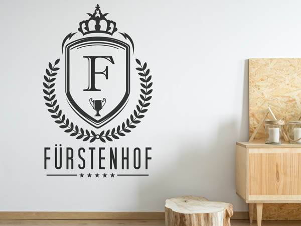 Wandtattoo Fürstenhof Wappen