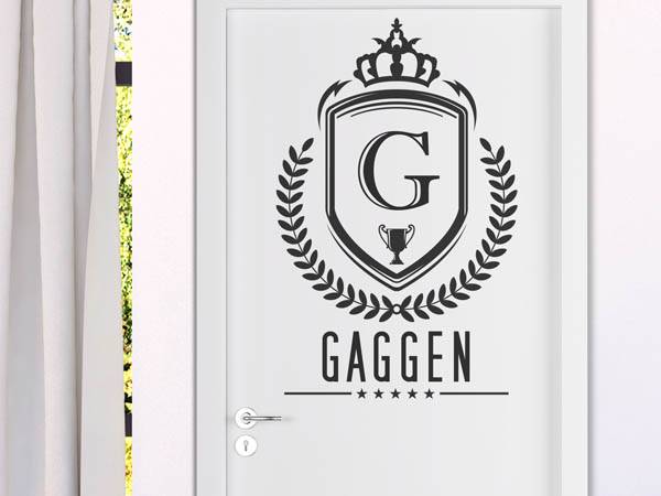 Wandtattoo Gaggen Wappen