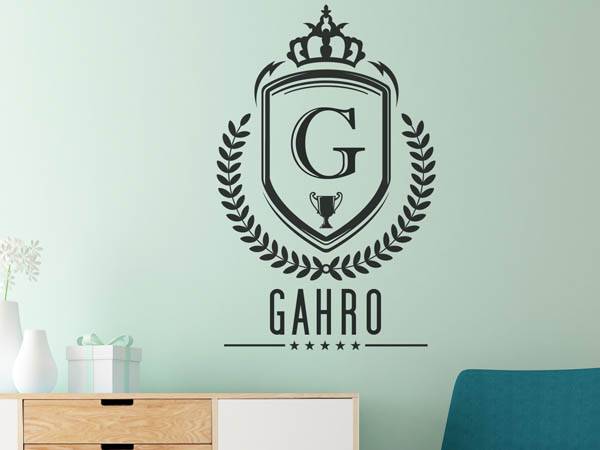 Wandtattoo Gahro Wappen