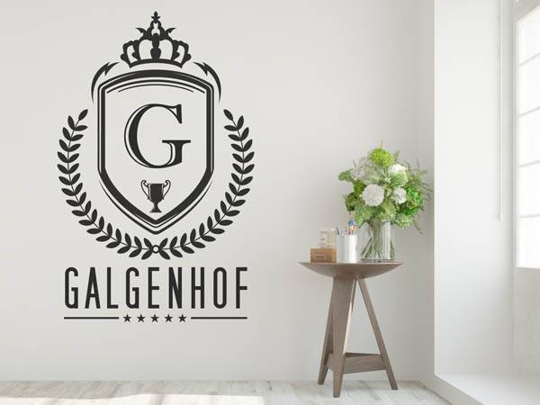 Wandtattoo Galgenhof Wappen