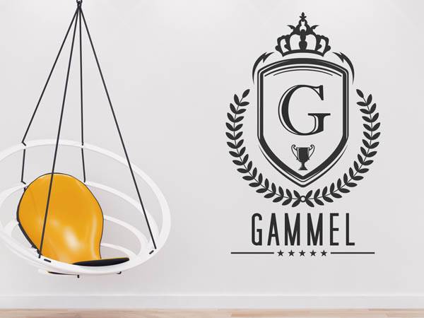 Wandtattoo Gammel Wappen