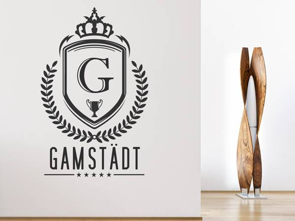 Wandtattoo Gamstädt Wappen