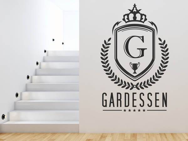 Wandtattoo Gardessen Wappen