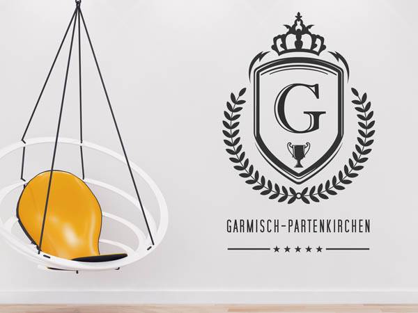 Wandtattoo Garmisch-Partenkirchen Wappen