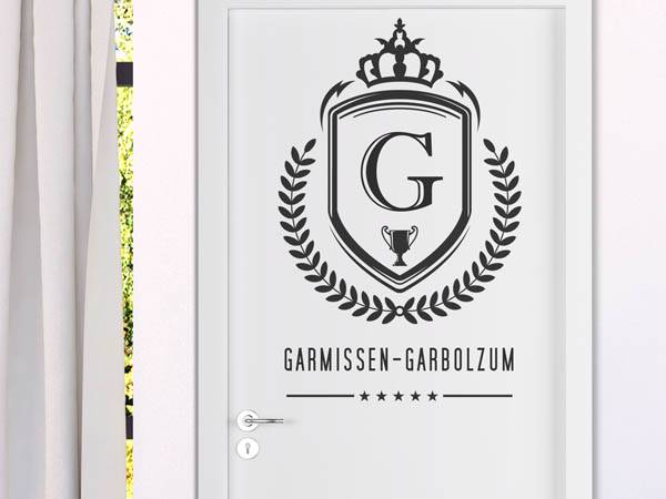 Wandtattoo Garmissen-Garbolzum Wappen