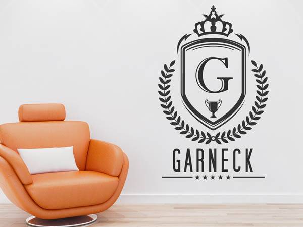 Wandtattoo Garneck Wappen
