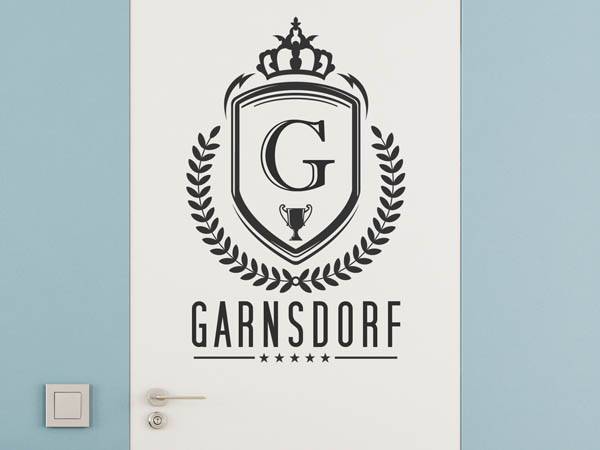 Wandtattoo Garnsdorf Wappen