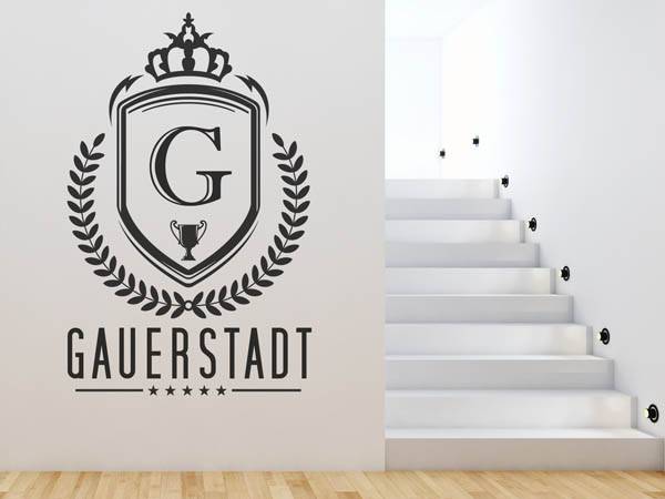 Wandtattoo Gauerstadt Wappen