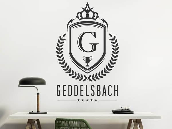 Wandtattoo Geddelsbach Wappen