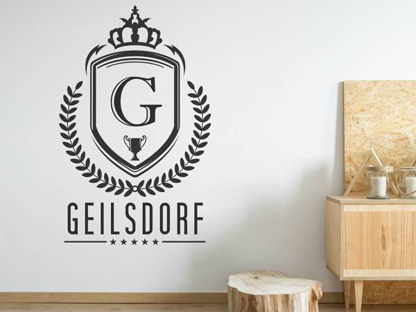Wandtattoo Geilsdorf Wappen