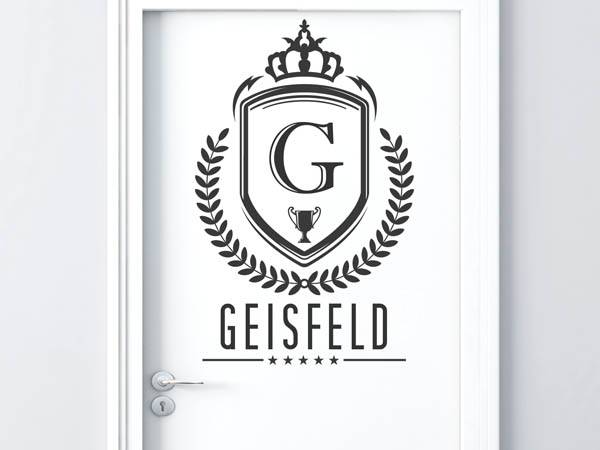 Wandtattoo Geisfeld Wappen