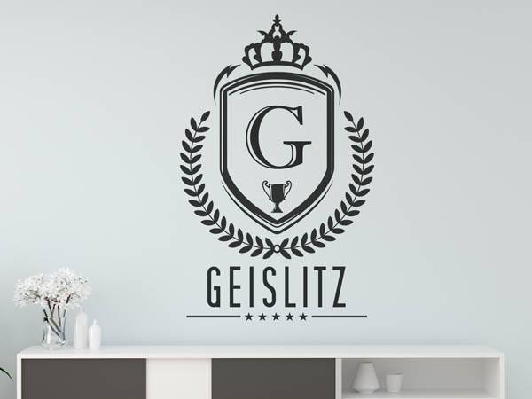 Wandtattoo Geislitz Wappen