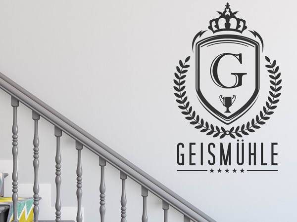 Wandtattoo Geismühle Wappen
