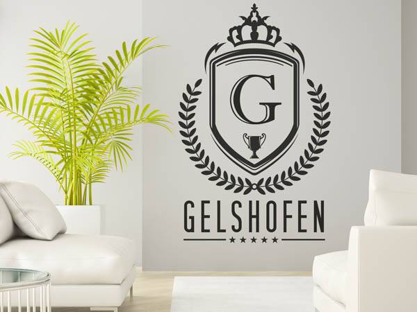 Wandtattoo Gelshofen Wappen
