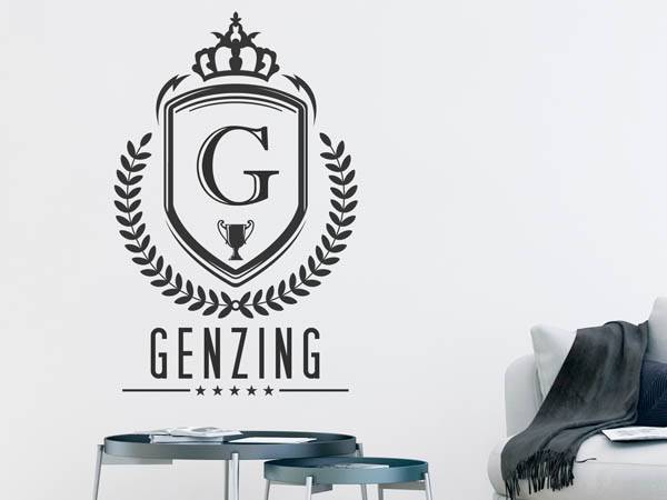 Wandtattoo Genzing Wappen