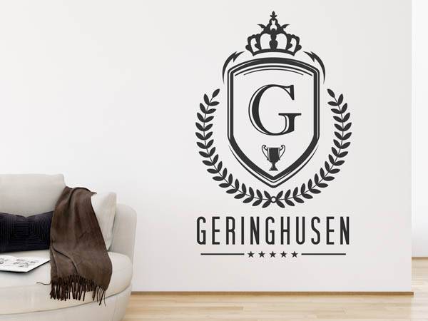 Wandtattoo Geringhusen Wappen