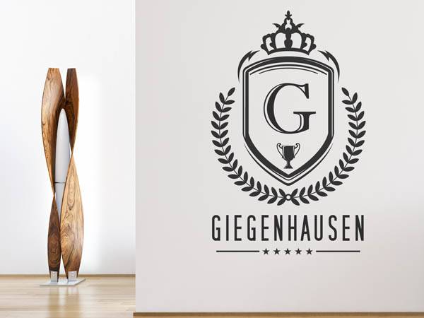 Wandtattoo Giegenhausen Wappen