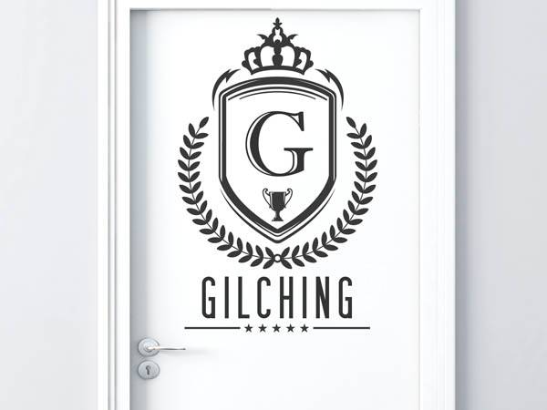 Wandtattoo Gilching Wappen