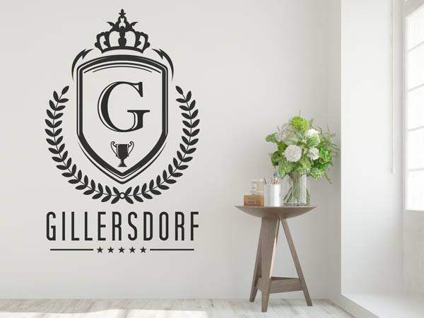 Wandtattoo Gillersdorf Wappen