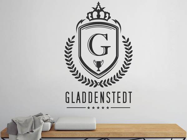 Wandtattoo Gladdenstedt Wappen