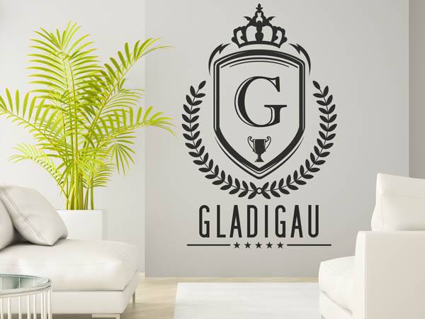Wandtattoo Gladigau Wappen