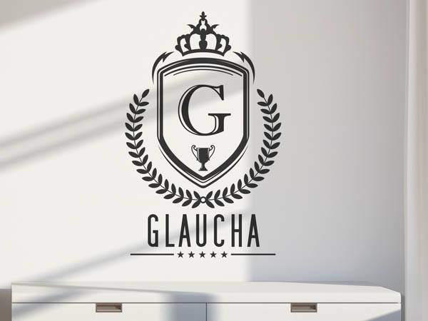 Wandtattoo Glaucha Wappen