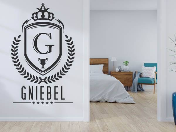 Wandtattoo Gniebel Wappen