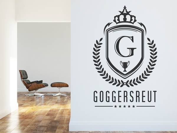 Wandtattoo Goggersreut Wappen
