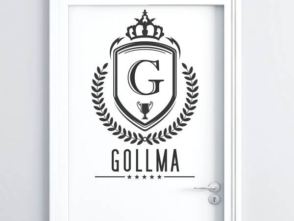 Wandtattoo Gollma Wappen