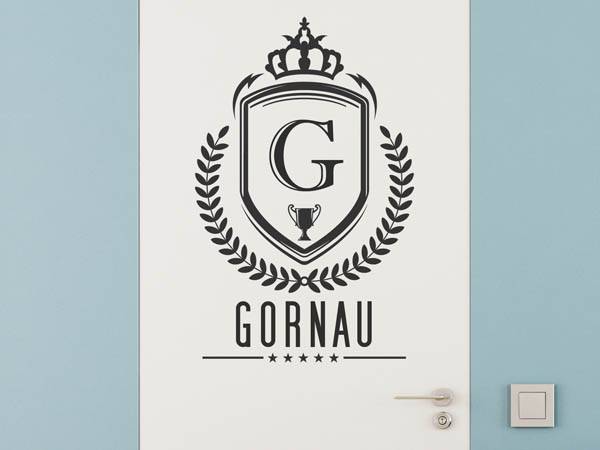 Wandtattoo Gornau Wappen
