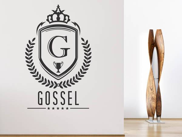 Wandtattoo Gossel Wappen
