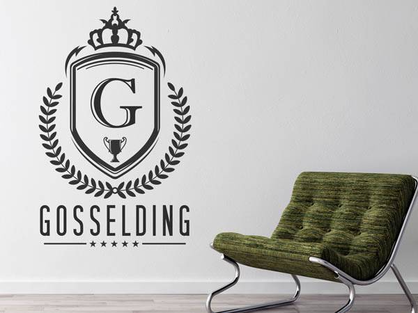 Wandtattoo Gosselding Wappen