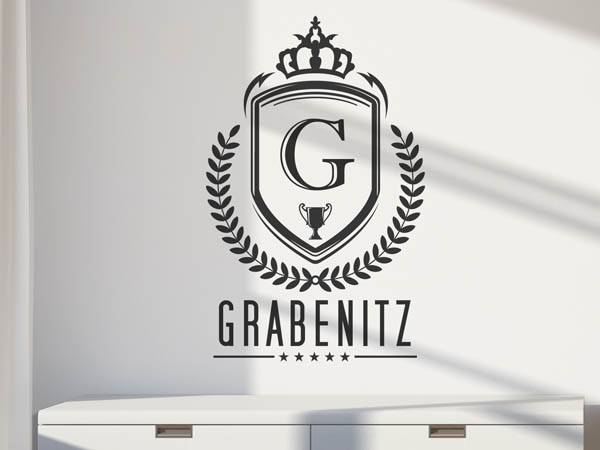 Wandtattoo Grabenitz Wappen