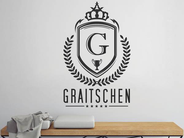 Wandtattoo Graitschen Wappen