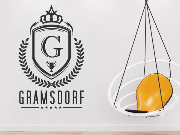 Wandtattoo Gramsdorf Wappen