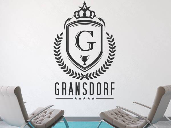 Wandtattoo Gransdorf Wappen
