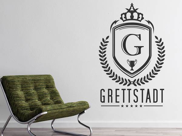 Wandtattoo Grettstadt Wappen