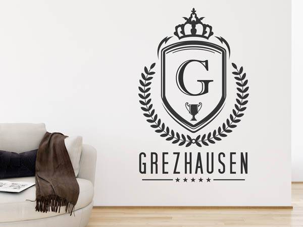 Wandtattoo Grezhausen Wappen